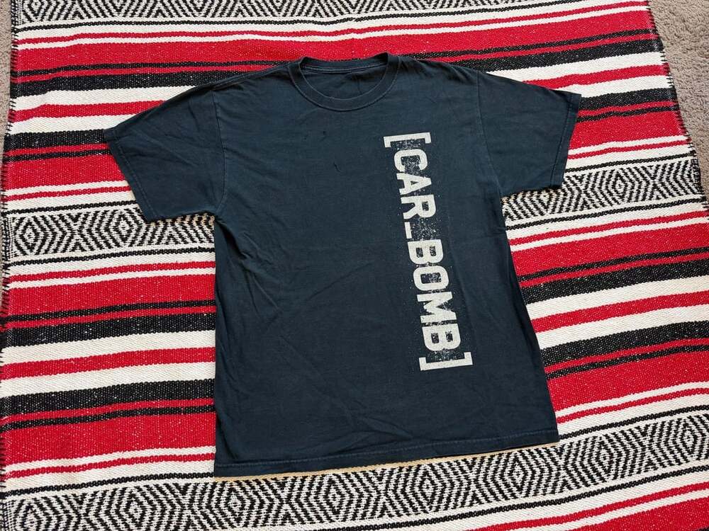 Y2K Band Tee “Car Bxmb” - sz Medium